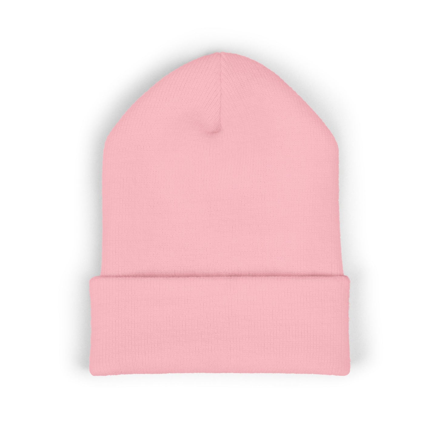 Sunrise Mountain Classic Cuffed Beanie - Embroidered Yellow Winter Hat
